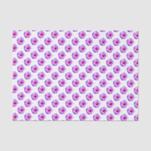 Mooie roze bloemen bloeien Tissuepapier  (Voorkant)