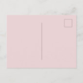 Mooie Roze Bloemen Briefkaart (Achterkant)
