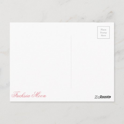 Mooie  roze bloemen in groene mand briefkaart (Achterkant)