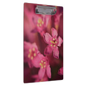 Mooie roze bloemen klembord (Rechts)