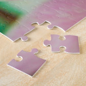 Mooie roze bloemen legpuzzel (Zijkant)