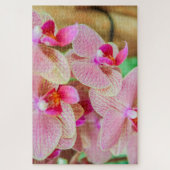 Mooie roze bloemen legpuzzel (Verticaal)