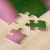 Mooie roze bloemen legpuzzel (Zijkant)