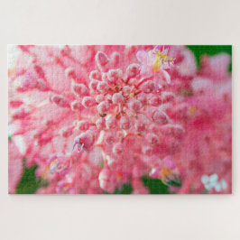 Mooie roze bloemen legpuzzel
