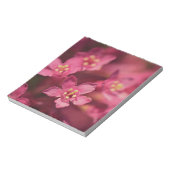 Mooie roze bloemen notitieblok (Linkerzijde)