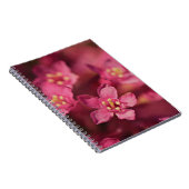 Mooie roze bloemen notitieboek (Rechterzijde)