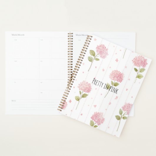 Mooie Roze Bloemen Planner (Display)