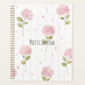 Mooie Roze Bloemen Planner (Voorkant)
