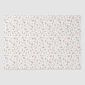 Mooie Roze Bloemen Tissue Papier (Voorkant)