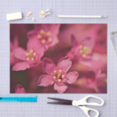 Mooie roze bloemen tissuepapier (Craft)