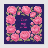 Mooie roze bloemen voor Moederdag (Voorkant)