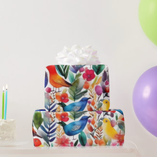 Mooie roze bloemen Wrapping Papier