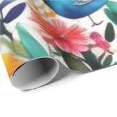 Mooie roze bloemen Wrapping Papier (Rol Hoek)