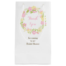 Mooie roze bloemenkrans bruids Show dank u