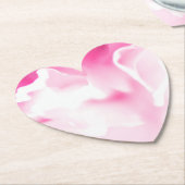 Mooie roze bloemenprint papieren onderzetter (Gekanteld)