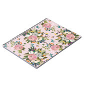 Mooie Roze Bloementuin Notitieboek (Linkerzijde)