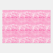 Mooie Roze Bloemige Inpakpapier Vellen (Voorkant 3)