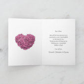 Mooie Roze Bloemige Moederdag Kaart (Binnen)