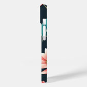 Mooie roze bloempatroon Case-Mate iPhone case (Achterkant / Links)