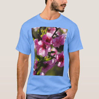 Mooie roze bloesem t-shirt
