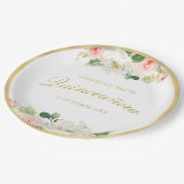 mooie roze blos bloemen Quinceanera Papieren Bordje (Gekanteld)