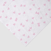 Mooie Roze Blos Hartjesprint Tissuepapier (Detail)