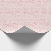 Mooie roze blos parel bruidsdouche cadeaupapier (Hoek)