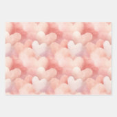 Mooie Roze Blush Cream Bloem Inpakpapier Vel (Voorkant 2)