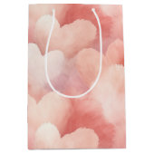 Mooie Roze Blush Harten Medium Cadeauzakje (Voorkant)