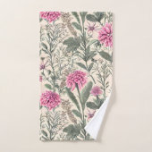 Mooie Roze Botanische Bad Handdoek (Handdoek)