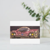 Mooie Roze Briefkaart (Staand voorkant)