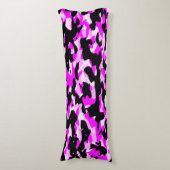 Mooie Roze Camo Body Kussen (Voorkant Verticaal)