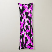Mooie Roze Camo Body Kussen (Achterkant (Verticaal))