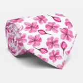 Mooie roze Cherry Blossom | Necktie Stropdas (Opgerold)