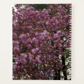 Mooie roze Cherry Tree-fotografie personaliseren Planner (Achterkant)