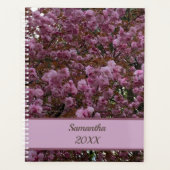 Mooie roze Cherry Tree-fotografie personaliseren Planner (Voorkant)