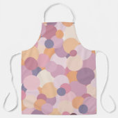 Mooie roze cirkels schort (Voorkant)