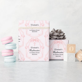Mooie Roze Confirmatie Feest Verpersoonlijkt Cadeaupapier