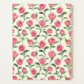 Mooie Roze Crème Rozen Bloemen Planner (Achterkant)