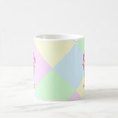 Mooie Roze Cupcake Aangepaste Kleuren Koffiemok (Center)