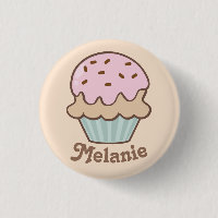 Mooie Roze Cupcake Met Glazuur Persoonlijk