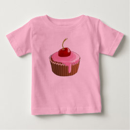 Mooie Roze Cupcake met Kers