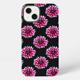 Mooie Roze Dahlia Bloem Natuur Patroon iPhone 13 Hoesje