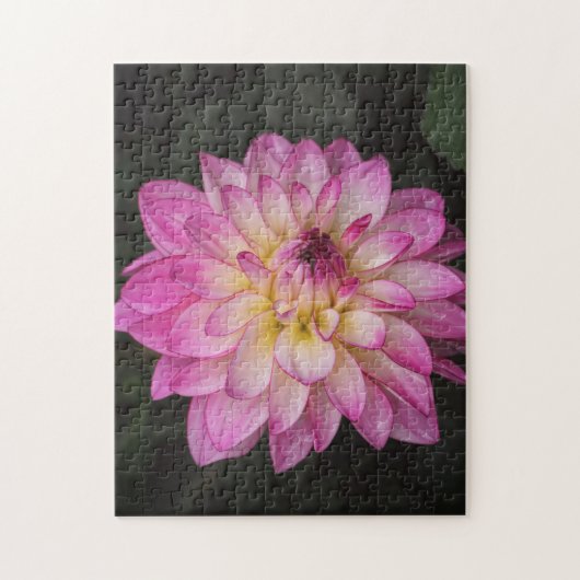 Mooie roze Dahlia Bloempuzzel Legpuzzel (Verticaal)