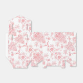 Mooie Roze Damast Ontwerp Doos Bedankdoosjes (Uitgevouwen)