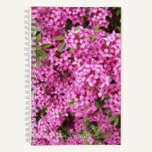 Mooie Roze Daphne Bloemen Notitieboek (Voorkant)