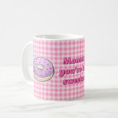 Mooie Roze Donut Koffiemok (Voorkant links)
