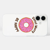 Mooie Roze Donut met Strooisel Case-Mate iPhone Case (Achterkant (horizontaal))