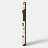 Mooie Roze Donut Patroon iPhone Hoesje (Linkerkant)