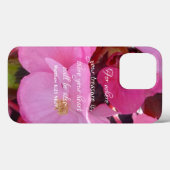 Mooie roze drijft uw schatbare bijbelse versie aan Case-Mate iPhone case (Achterkant (horizontaal))